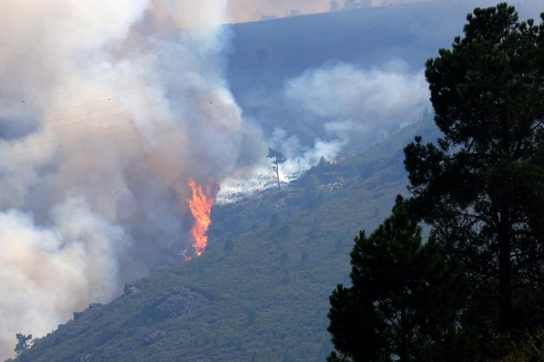 Oito meios aéreos e 125 operacionais mobilizados para fogo em Vila Pouca de Aguiar