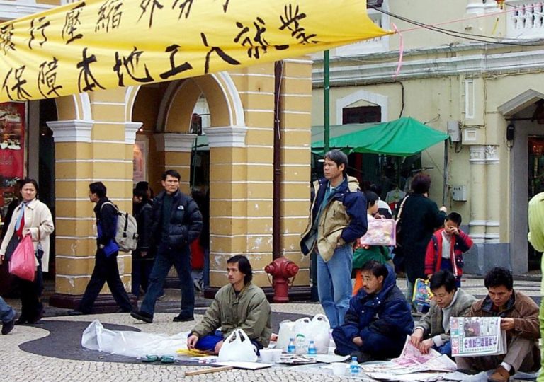 Desemprego em Macau atinge máximo de 16 meses antes do fecho de oito casinos
