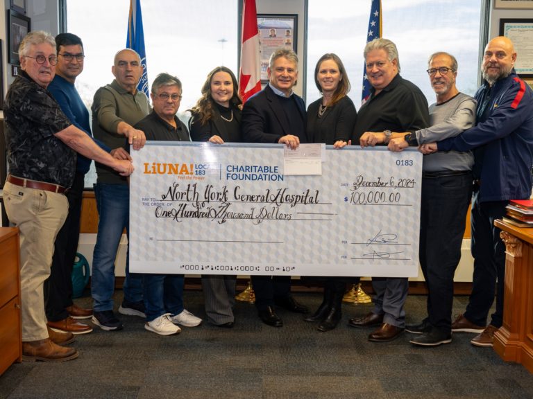 LiUNA investe na saúde e angaria milhões para causas sociais