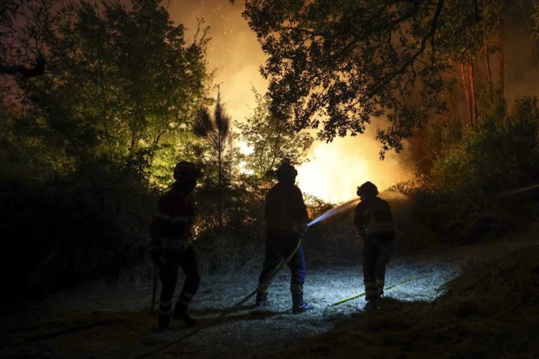 Mais de 500 operacionais combatem fogo no concelho de Lagos