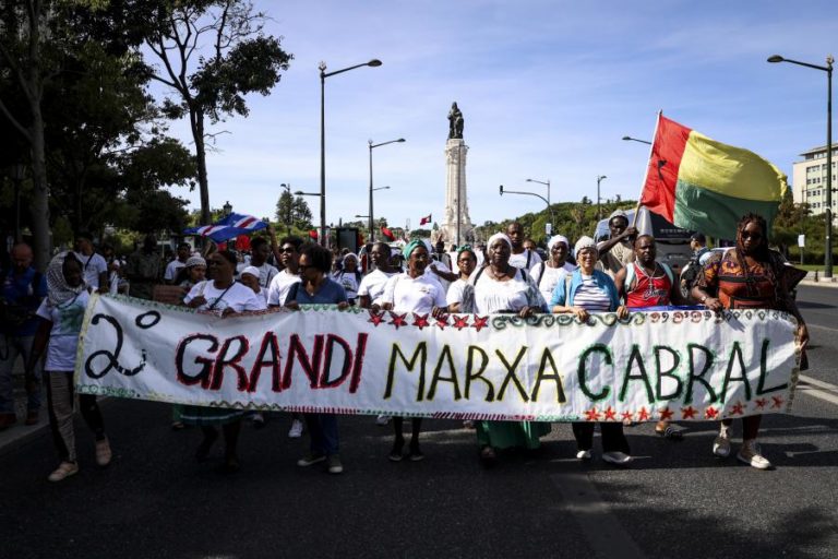 Avenida da Liberdade voltou a celebrar Amílcar Cabral com música e bandeiras