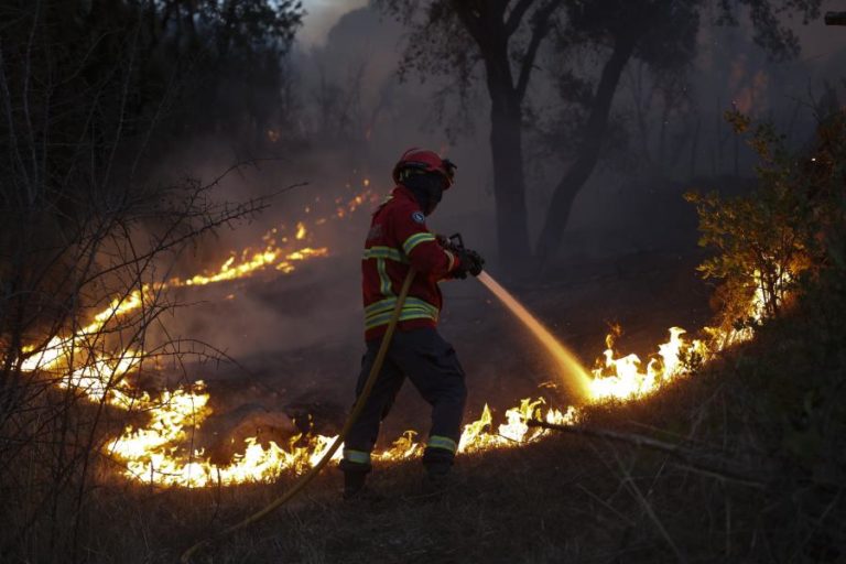 Incêndio que começou em Aljezur com frente preocupante no concelho de Lagos