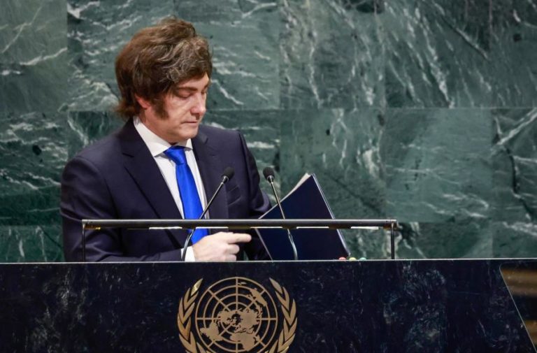 Javier Milei elogia Donald Trump e critica “governo de burocratas” da ONU
