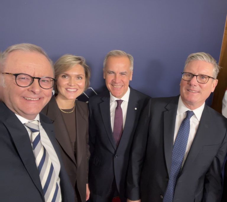 Carney em Londres para reforçar comércio e segurança