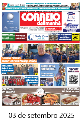 Correio da Manhã Canadá 03 de setembro 2025