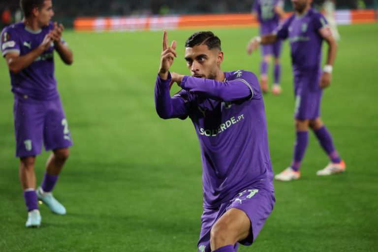 LE: Sporting de Braga vence Celtic e lidera fase de liga à condição