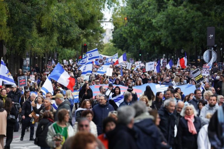 Milhares manifestaram-se em Paris para exigir a libertação dos reféns em Gaza