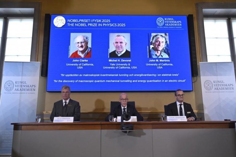 Nobel da Física atribuído pela descoberta do tunelamento mecânico quântico macroscópico