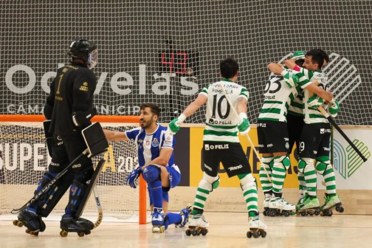 Sporting conquista Supertaça de hóquei em patins pela terceira vez