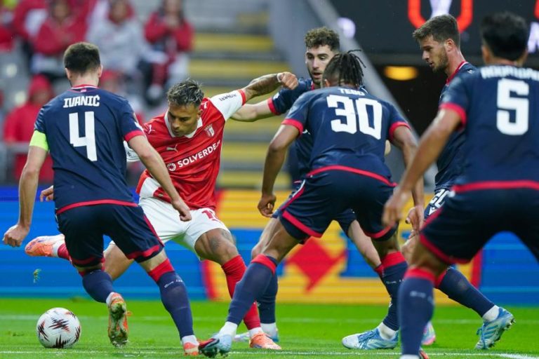 Sporting de Braga bate Estrela Vermellha por 2-0 e mantem invencibilidade