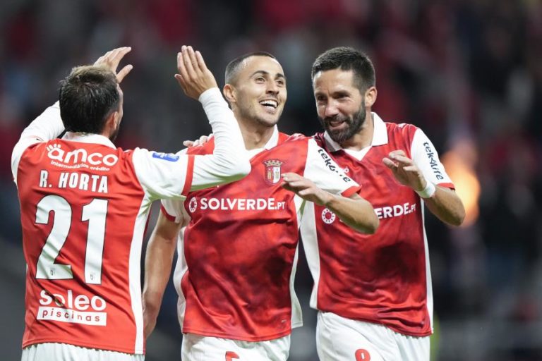 Sporting de Braga na ‘final four’ da Taça da Liga ao golear Santa Clara