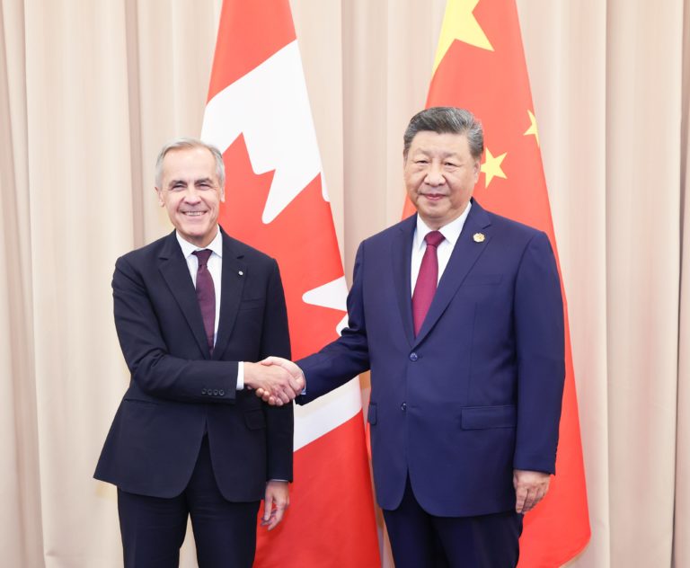 Carney reúne-se com Presidente chinês