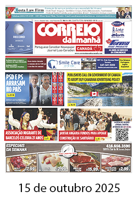 Correio da Manhã Canadá 15 de outubro 2025