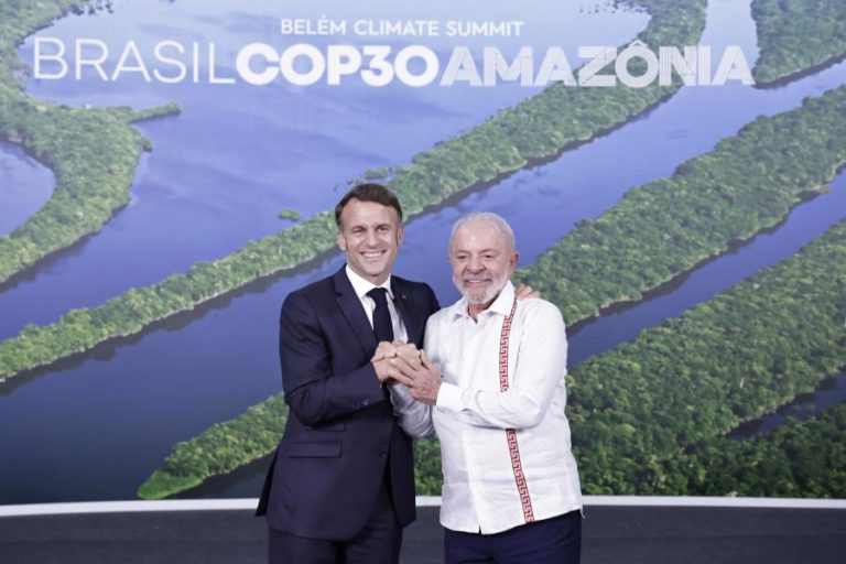 Lula e Macron concordam em reforçar cooperação policial na Amazónia