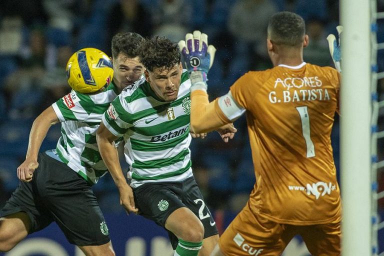 Sporting vence nos Açores após reviravolta com golo de Hjulmand nos descontos