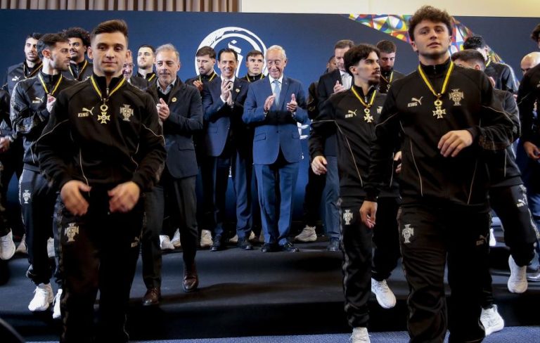 Marcelo encerra “ciclo vitorioso” com homenagem aos campeões da Liga das Nações