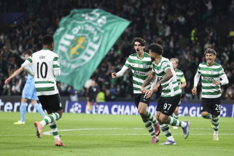 LC: Sporting vence Club Brugge e dá passo importante para a continuidade na prova