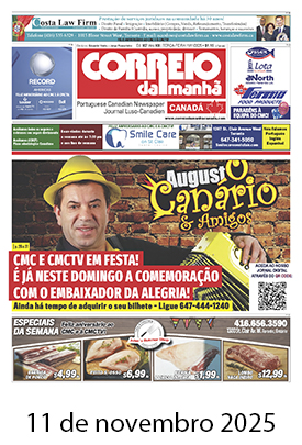 Correio da Manhã Canadá 11 de novembro 2025