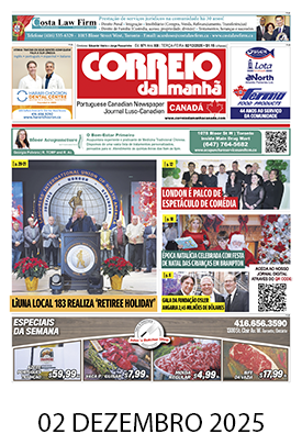 Correio da Manhã Canadá 02 de dezembro 2025