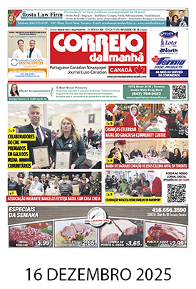 Correio da Manhã Canadá 16 de dezembro 2025