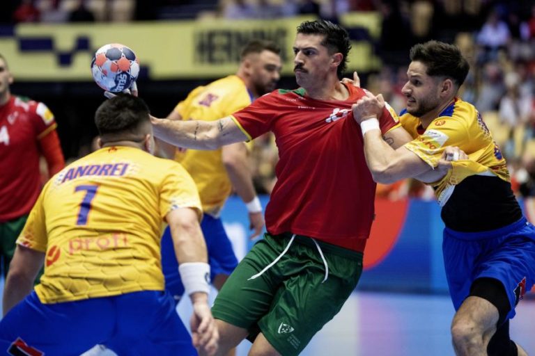 Portugal estreia-se com triunfo frente à Roménia no Europeu de Andebol