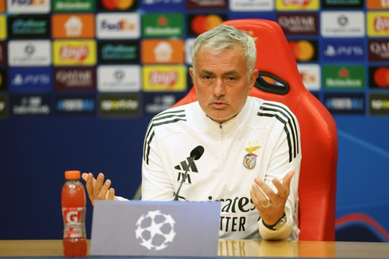 LC: Mourinho pede equilíbrio ao Benfica frente ao ‘castigador’ Real Madrid
