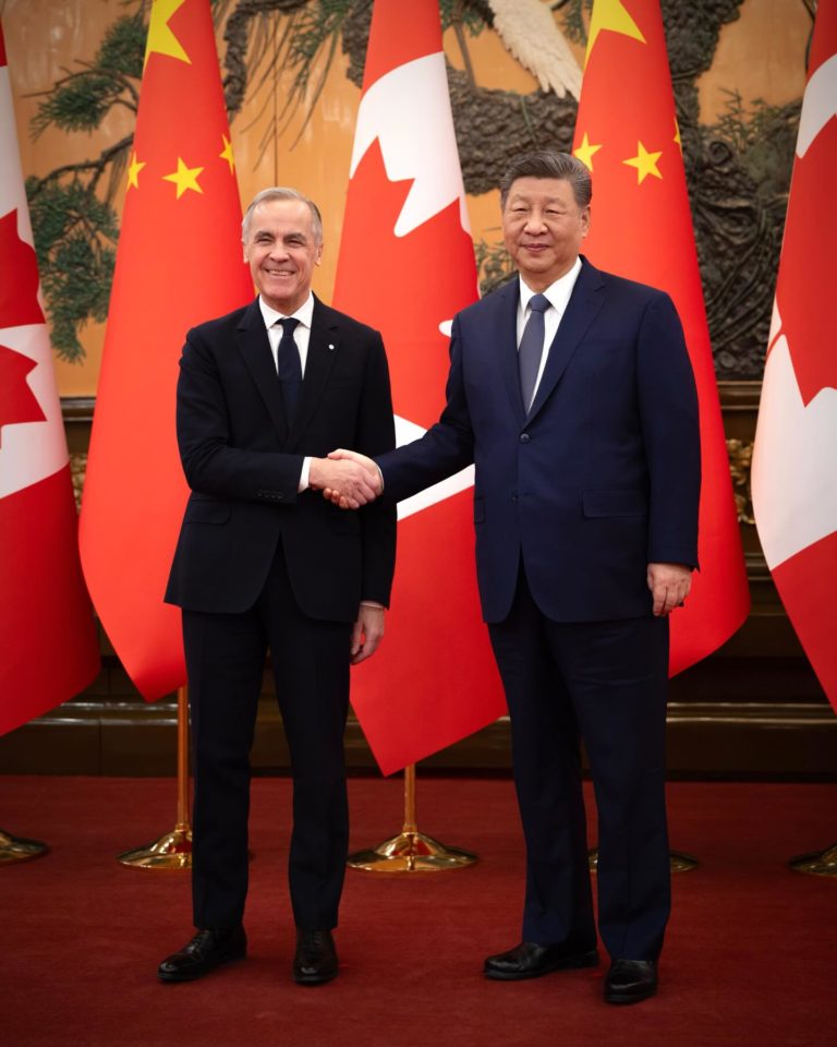Mark Carney encontra-se com Xi Jinping na china e anuncia acordo histórico para redução de tarifas