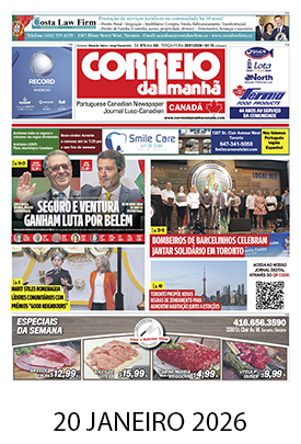 Correio da Manhã Canadá 20 de janeiro 2026