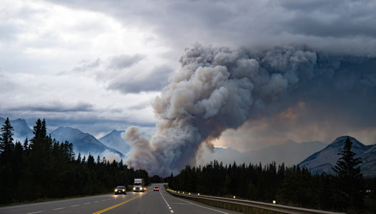Fumos dos incêndios florestais associados a 1.400 mortes no Canadá