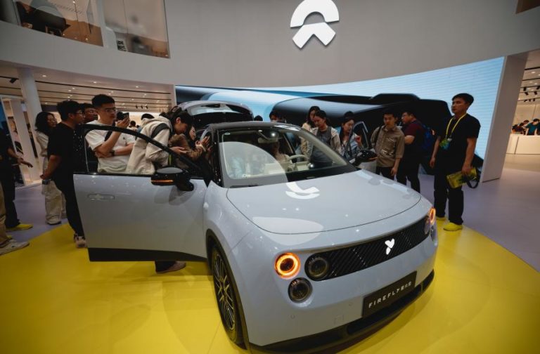 Fabricante chinês de carros elétricos Nio espera lucros pela primeira vez