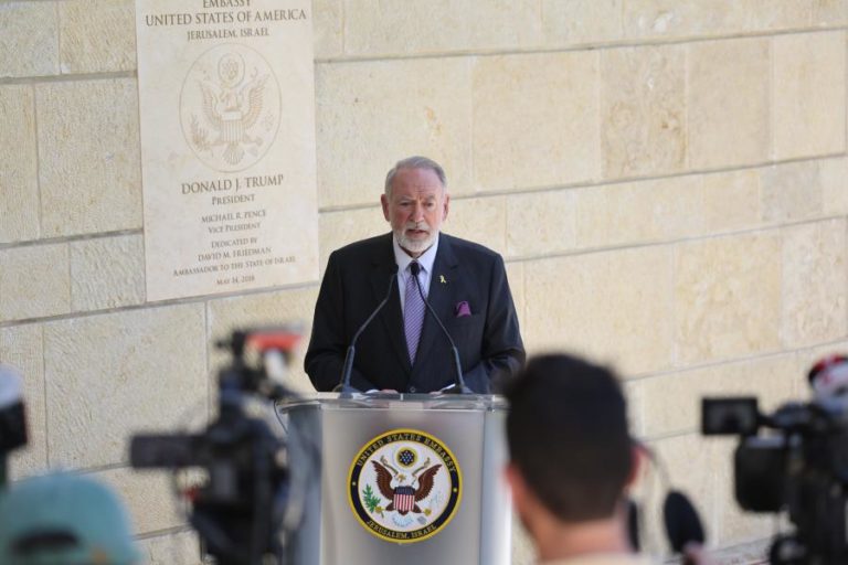 Países árabes criticam enviado dos EUA sobre direito de Israel a ocupar terras