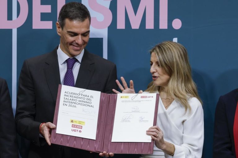 Espanha sobe salário mínimo em 3,1% para 1.221 euros