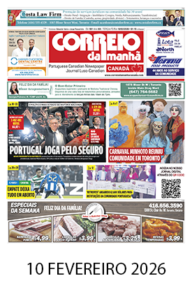 Correio da Manhã Canadá 10 de fevereiro 2026