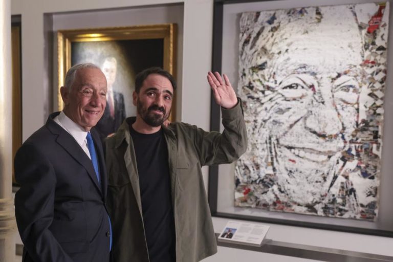 “Foi a ideia mais louca que tive”, diz Marcelo sobre retrato oficial feito por Vhils