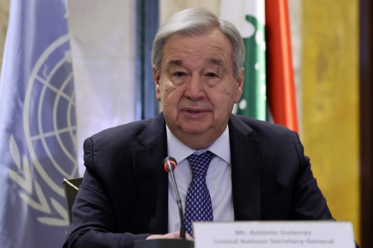 Guterres insiste que guerra no Médio Oriente deve acabar e a diplomacia prevalecer
