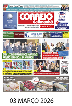 Correio da Manhã Canadá 03 de março 2026