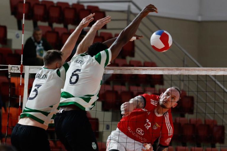 Benfica vence Leixões e reedita final do nacional de voleibol com o Sporting