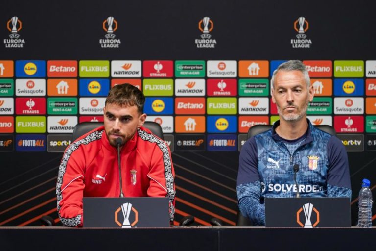 LE: Ricardo Horta quer Sporting de Braga a fazer um grande jogo com final em mente