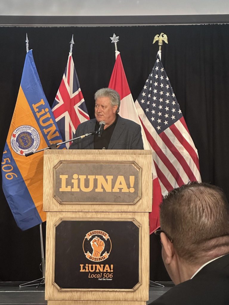 LiUNA destaca ação comunitária e reconhecimento de membros.