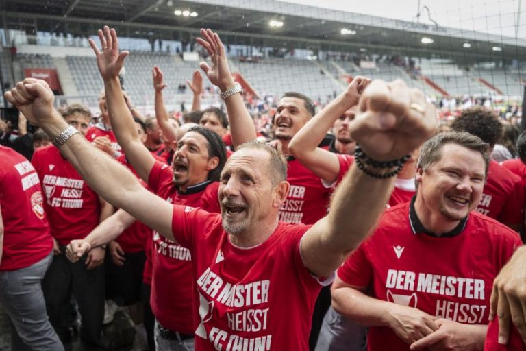 Thun sagra-se campeão da Suíça pela primeira vez e um ano após subir de divisão
