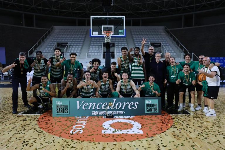 Sporting derrota Benfica e conquista Taça Hugo dos Santos em Basquetebol