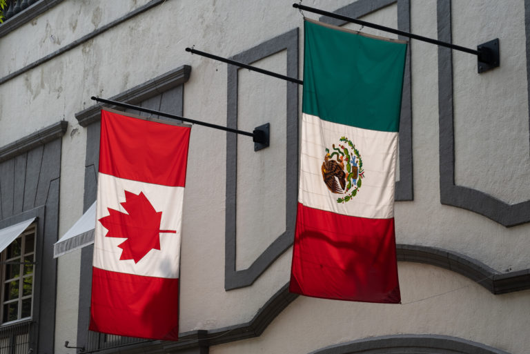 México reforça comércio com o Canadá