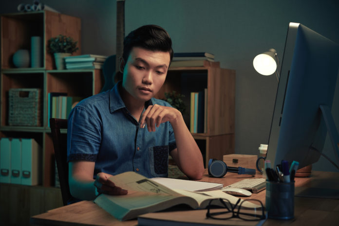 Reading Manual At Night