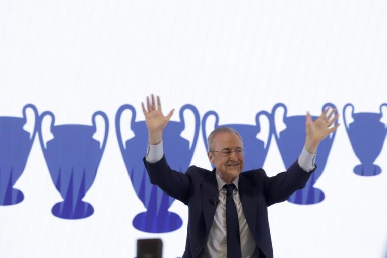 Florentino Pérez reeleito presidente do Real Madrid