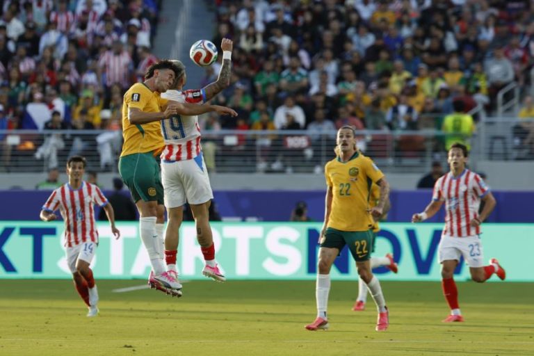 CORREÇÃO DO TÍTULO: Mundial2026: Austrália empata com Paraguai e qualifica-se