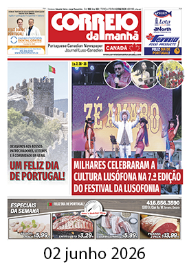 Correio da Manhã Canadá 02 de junho 2026