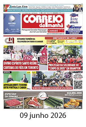 Correio da Manhã Canadá 09 de junho 2026
