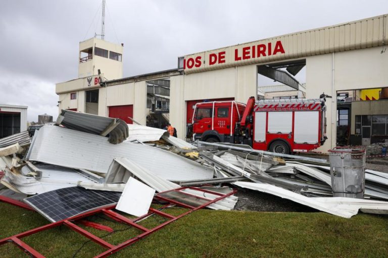 Bombeiros Voluntários de Leiria ainda sem apoio do Estado seis meses depois da tempestade Kristin