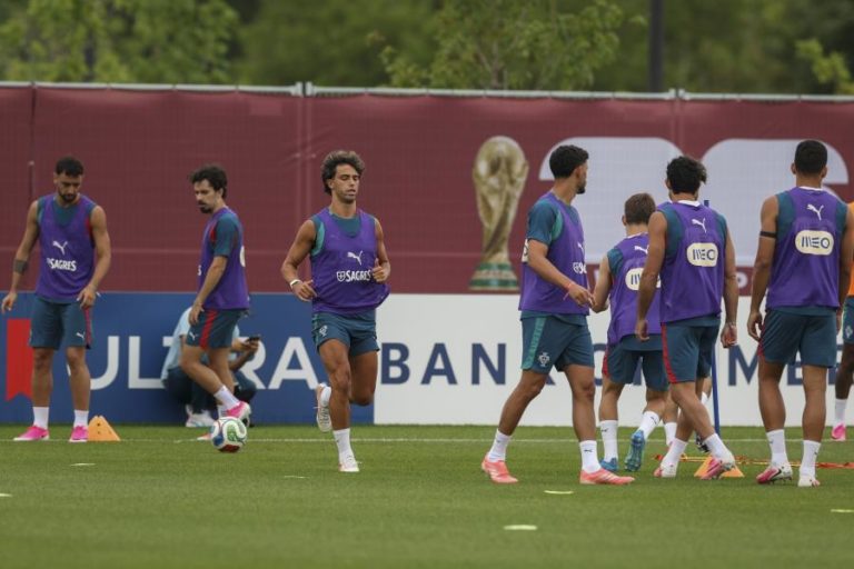 Portugal realiza último treino antes do jogo frente à Espanha no Mundial2026