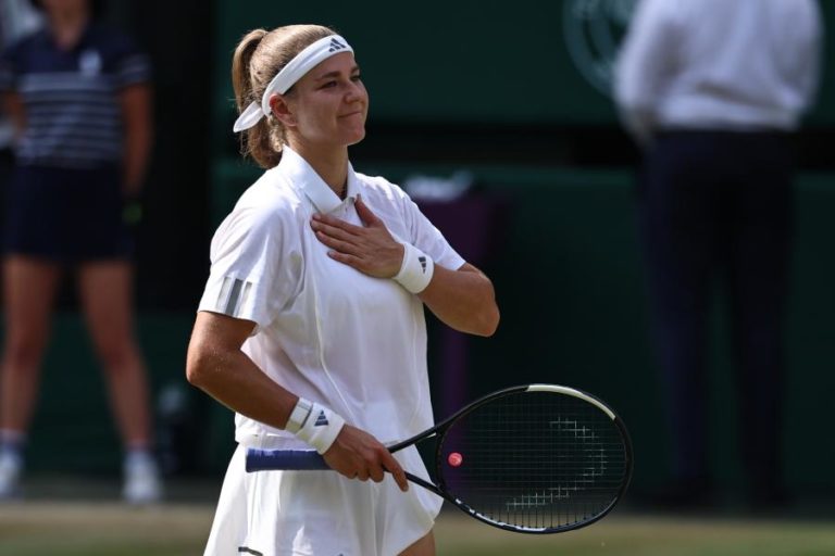 Checa Karolina Muchova na final de Wimbledon ao bater norte-americana Coco Gauff